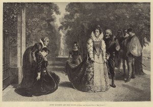 Koningin Elizabeth en Mary Stuart